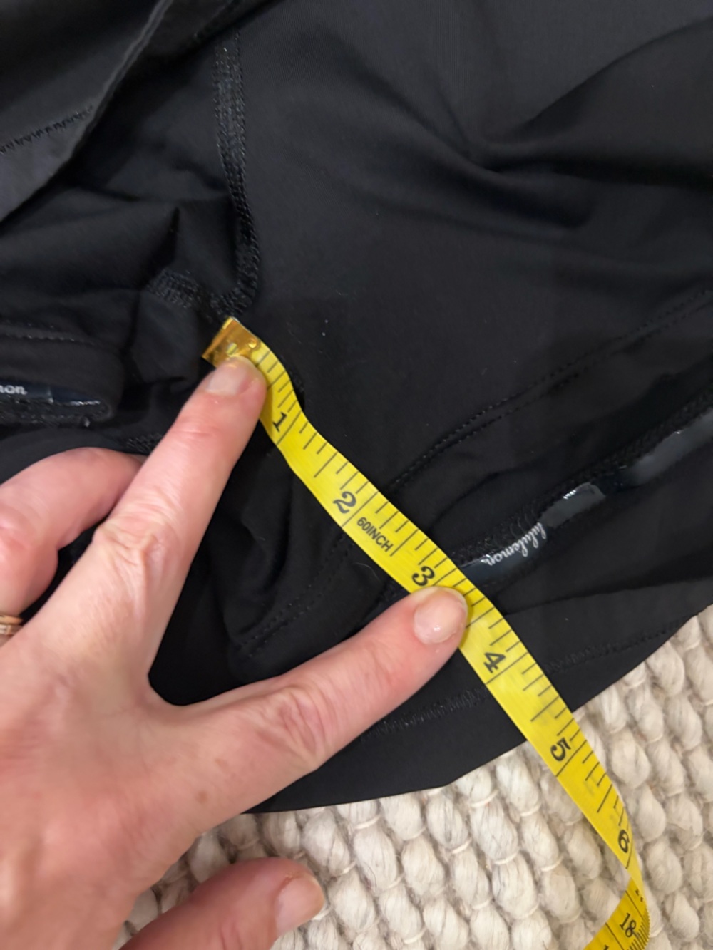 Lululemon Pace Rival Mid Rise Skirt Black Size 8 - Picture 10 of 15